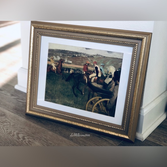 Other - The Race Course: Amateur Jockeys Near a Carriage, 1876-1887 By Edgar Degas